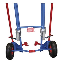 VARIOfit Reifenkarre mit 2 Stützrädern Vollgummibereifung