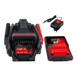 KS Tools 12 V Batterie-Booster – mobiles Starthilfegerät 700 A mit induktiver Ladestation