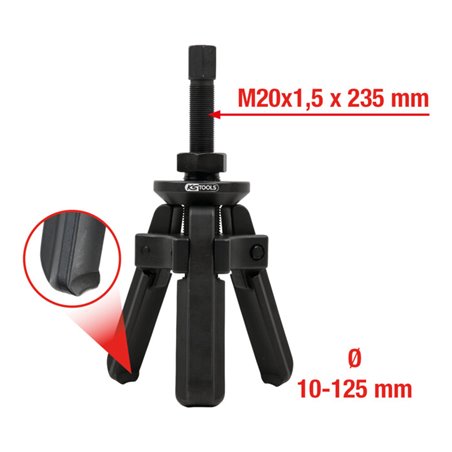 KS Tools Lagerring-Abzieher 3-armig mit Spannkonus