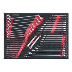 KS Tools SCS Schlüssel-Satz, 41-teilig in 1/1 Systemeinlage