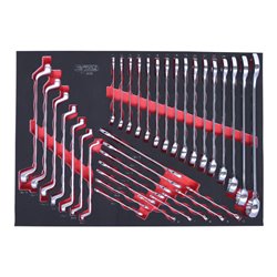 KS Tools SCS Schlüssel-Satz, 35-teilig in 1/1 Systemeinlage