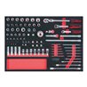 KS Tools SCS 1/4'+3/8'+1/2' Steckschlüssel-Satz, 91-teilig in 1/1 Systemeinlage
