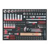 KS Tools SCS 1/4'+1/2' Steckschlüssel-Satz, 163-teilig in 1/1 Systemeinlage