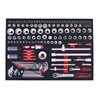 KS Tools SCS 1/4'+1/2' Steckschlüssel-Satz, 135-teilig in 1/1 Systemeinlage