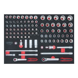KS Tools SCS 3/8'+1/2' Steckschlüssel-Satz, 98-teilig, in 1/1 Systemeinlage
