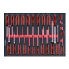 KS Tools SCS ERGOTORQUEplus Schraubendreher-Satz, 24-teilig in 1/1 Systemeinlage