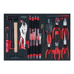KS Tools SCS Zangen- und Meißel-Satz, 22-teilig in 1/1 Systemeinlage