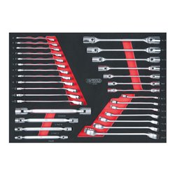 KS Tools SCS Schlüssel-Satz, 30-teilig in 1/1 Systemeinlage