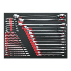 KS Tools SCS Schlüssel-Satz, 36-teilig in 1/1 Systemeinlage