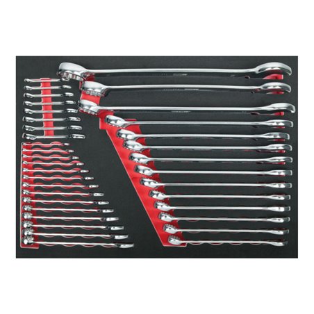 KS Tools SCS Schlüssel-Satz, 36-teilig in 1/1 Systemeinlage