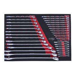 KS Tools SCS Schlüssel-Satz, 36-teilig in 1/1 Systemeinlage