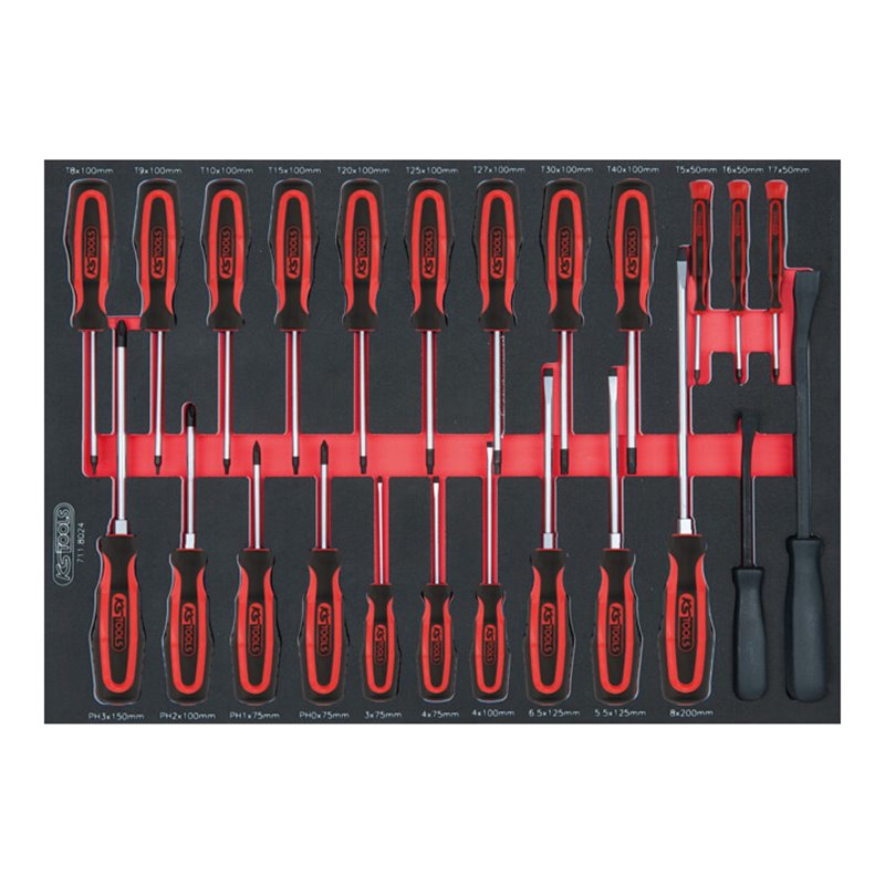KS Tools SCS Universal-Werkzeug-Satz, 24-teilig in 1/1 Systemeinlage