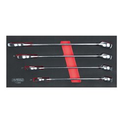 KS Tools SCS Ringmaulschlüssel-Satz, 4-teilig in 1/3 Systemeinlage