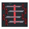 KS Tools SCS T-Griff-Nussschraubendreher-Satz, 8-teilig in 2/3 Systemeinlage