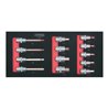 KS Tools SCS 1/2' Bit-Stecknuss-Satz Innensechskant, 13-teilig in 1/3 Systemeinlage
