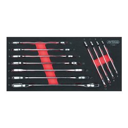 KS Tools SCS Doppel-Maulschlüssel-Satz, 11-teilig in 1/3 Systemeinlage