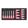 KS Tools SCS 1/2' Bit-Stecknuss-Satz, 15-teilig in 1/3 Systemeinlage
