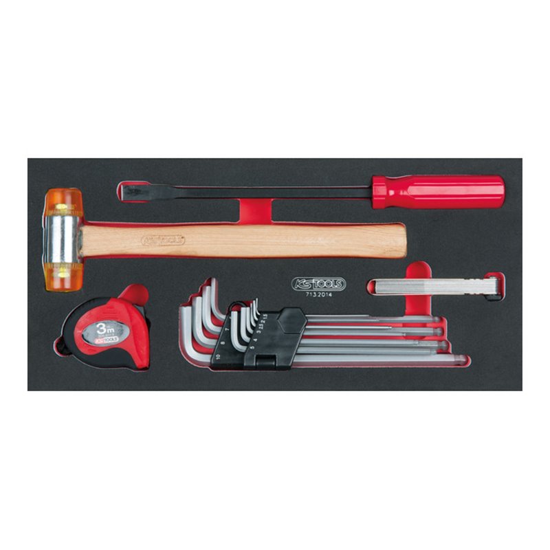 KS Tools SCS Universal-Werkzeug-Satz, 14-teilig in 1/3 Systemeinlage
