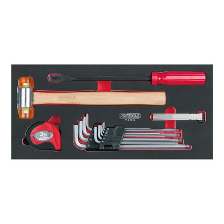 KS Tools SCS Universal-Werkzeug-Satz, 14-teilig in 1/3 Systemeinlage