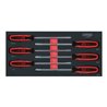 KS Tools SCS ERGOTORQUEplus Stecknuss-Schraubendreher-Satz, 6-teilig in 1/3 Systemeinlage