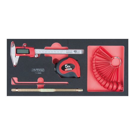 KS Tools SCS Messwerkzeug-Satz, 5-teilig in 1/3 Systemeinlage