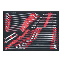 KS Tools SCS CHROMEplus  Schlüssel-Satz, 41-teilig in 1/1 Systemeinlage