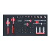 KS Tools SCS CHROMEplus 1/4' Steckschlüssel-Satz, 40-teilig in 1/3 Systemeinlage