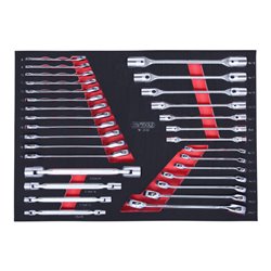 KS Tools SCS CHROMEplus Schlüssel-Satz, 30-teilig in 1/1 Systemeinlage