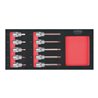 KS Tools SCS CHROMEplus 1/2' Bit-Stecknuss-Satz, 10-teilig in 1/3 Systemeinlage