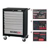 KS Tools Werkstattwagen BASIC schwarz-grau mit Einlagen-Paket STARTER