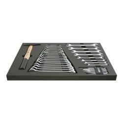 KS Tools CLASSIC Schlüssel- und Hammer-Satz, metrisch, 31-teilig in 1/1 Systemeinlage