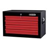 KS Tools BASICline Werkstattwagenaufsatz, 4 Schubladen, schwarz/rot