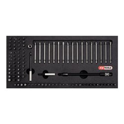 KS Tools 1/4' Universal Bit-Satz, 101-teilig in 1/3 Systemeinlage