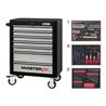 KS Tools Werkstattwagen Master schwarz-grau mit Einlagen-Paket STARTER