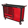 KS Tools RACINGline SCHWARZ/ROT Werkstattwagen mit 7 Schubladen und 1 Tür
