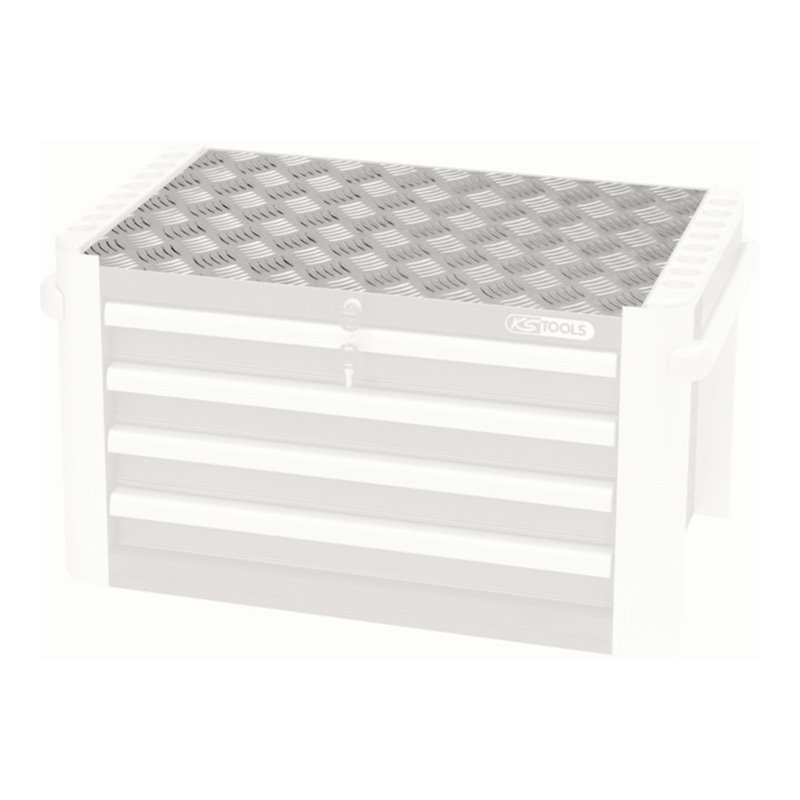 KS Tools ULTIMATEline Alu-Riffelplatte, L625xB335xH1,6mm