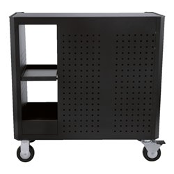 KS Tools MASTERline Werkstattwagen mit 6 Schubladen + 2 Regalböden schwarz/silber