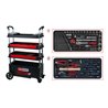 KS Tools BUTLER Werkzeugwagen / Montagewagen, klappbar, absenkbar und verschließbar mit 175 Premium-Werkzeugen