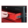 KS Tools ECOline SCHWARZ/ROT Werkstattwagen mit 7 Schubladen