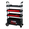 KS Tools BUTLER Werkzeugwagen / Montagewagen, klappbar, absenkbar und verschließbar