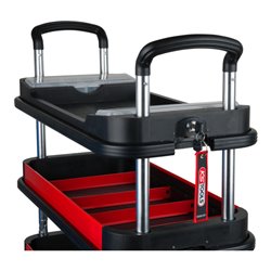KS Tools BUTLER Werkzeugwagen / Montagewagen, klappbar, absenkbar und verschließbar