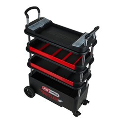 KS Tools BUTLER Werkzeugwagen / Montagewagen, klappbar, absenkbar und verschließbar