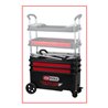 KS Tools BUTLER Werkzeugwagen / Montagewagen, klappbar, absenkbar und verschließbar