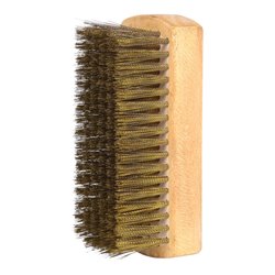 KS Tools BRONZEplus Bürste, Zinnbronzedraht, gewellt, 125 mm