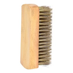 KS Tools BRONZEplus Bürste, Zinnbronzedraht, gewellt, 125 mm