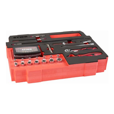 STIER Steckschlüssel-Satz 1/4' 61-teilig in Weichschaumeinlage für Systainer Classic (EVA)