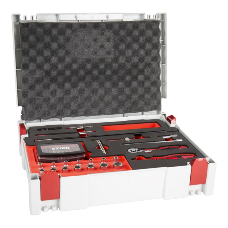STIER Steckschlüssel-Satz 1/4' 61-teilig im Systainer