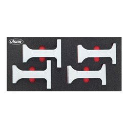 VIGOR Druckfuß-Satz V4915 Anzahl Werkzeuge: 4