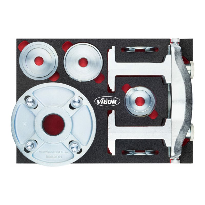 VIGOR Universal Kompaktradlager De- / Montage-Satz V4923 Anzahl Werkzeuge: 21