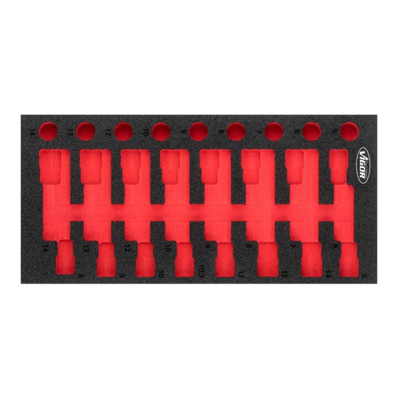 VIGOR Weichschaum-Einlage, leer V5093-L